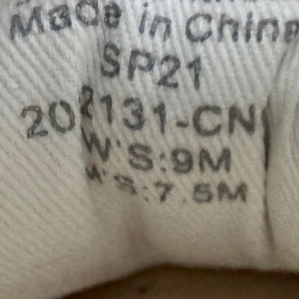 Madewell Sidewalk‎ Low Top Sneakers White Canvas Gum Sole Women's Size 7.5 - Picture 6 of 6